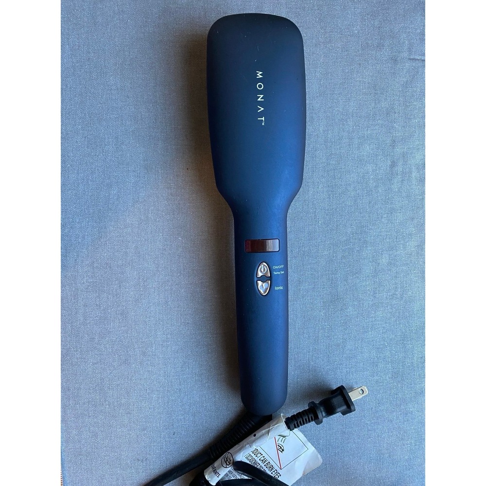 Monat Straightening Brush Tool Straight & Smooth 2-in-1 Ionic